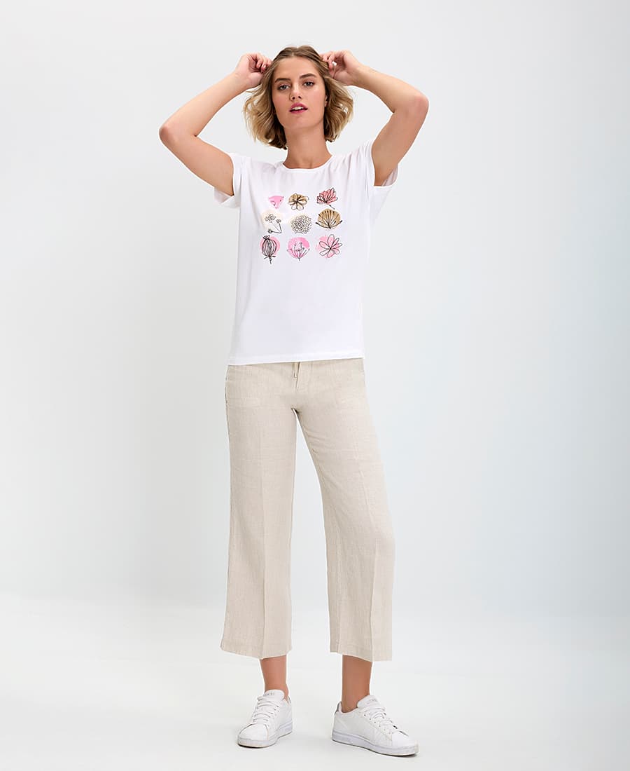 Women's Pants Ariela Montero Beige