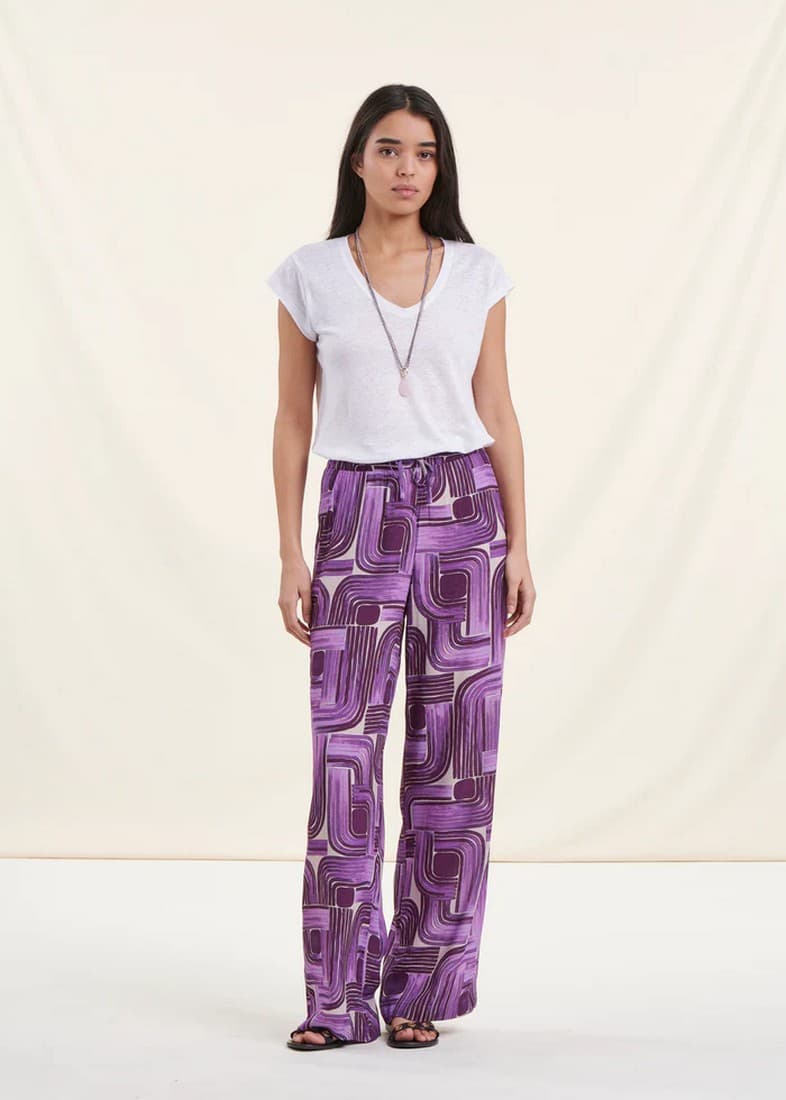 Women's Pants La Fee Maraboutee Purple