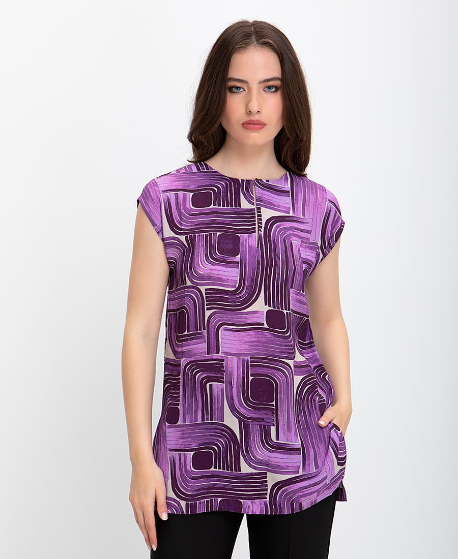 Γυναικεία τοπ La Fee Maraboutee Μωβ