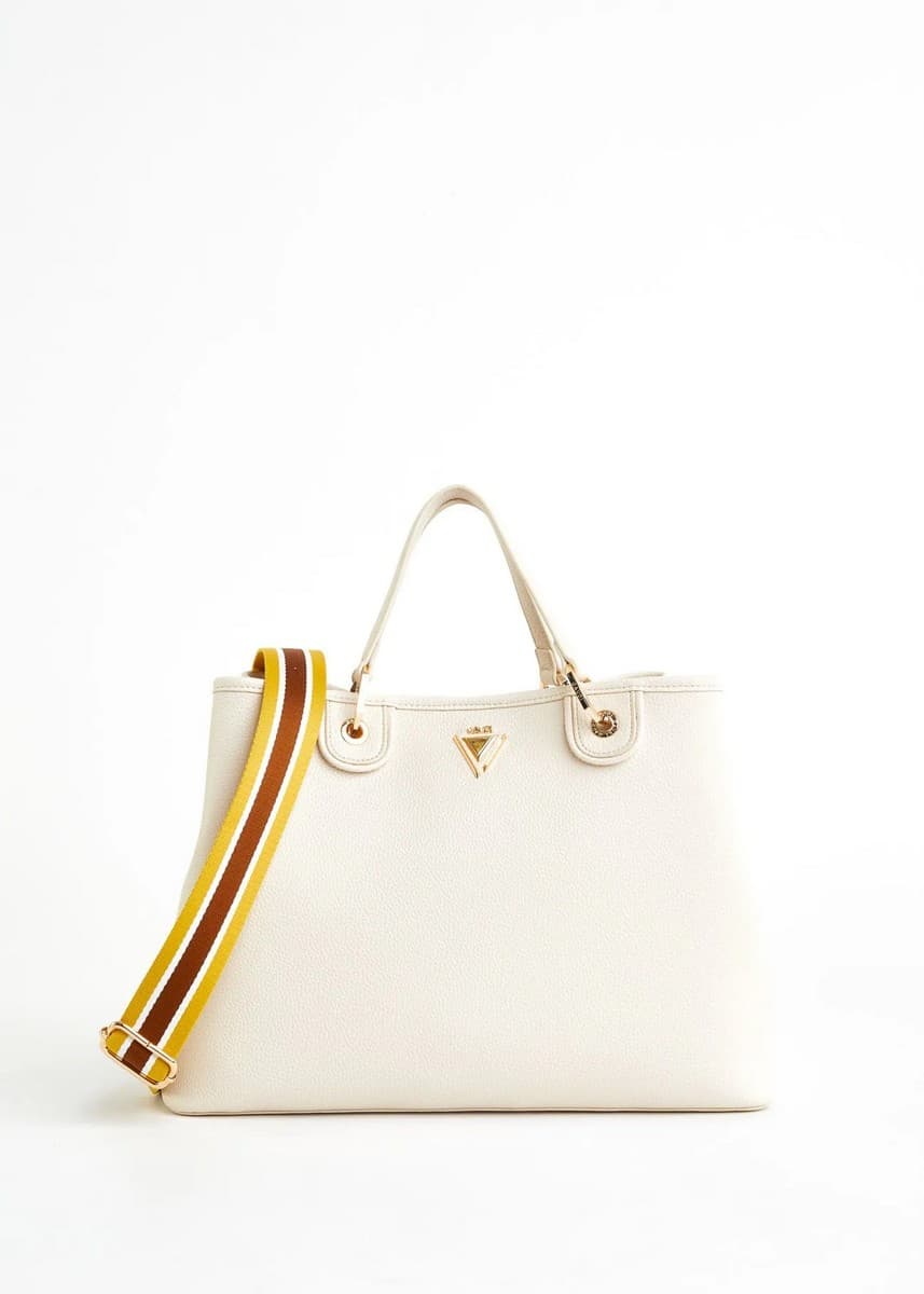 Γυναικείες τσάντες tote Gaudi Εκρού