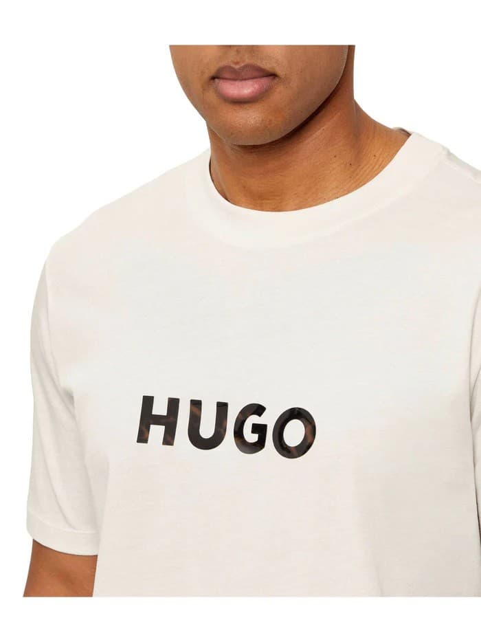 Men's T-Shirts Hugo Beige
