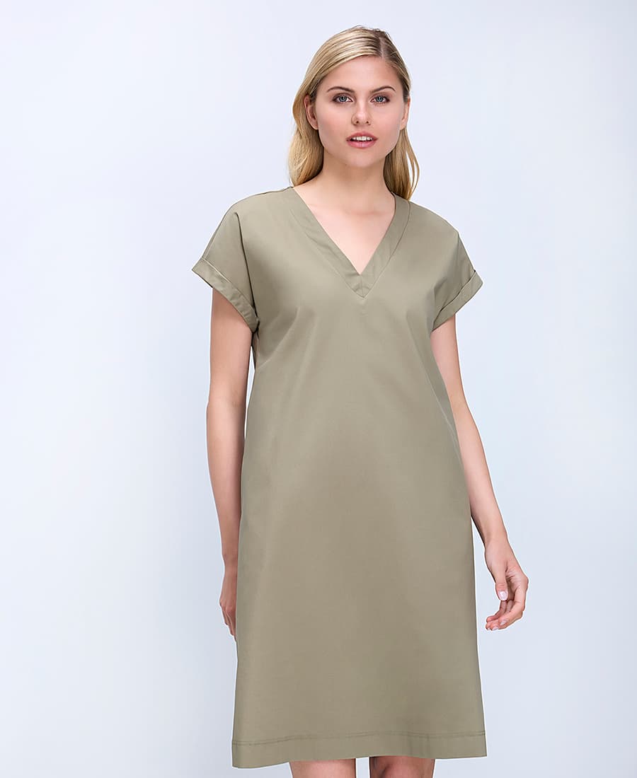 Women's Mini Dresses Diana D Khaki