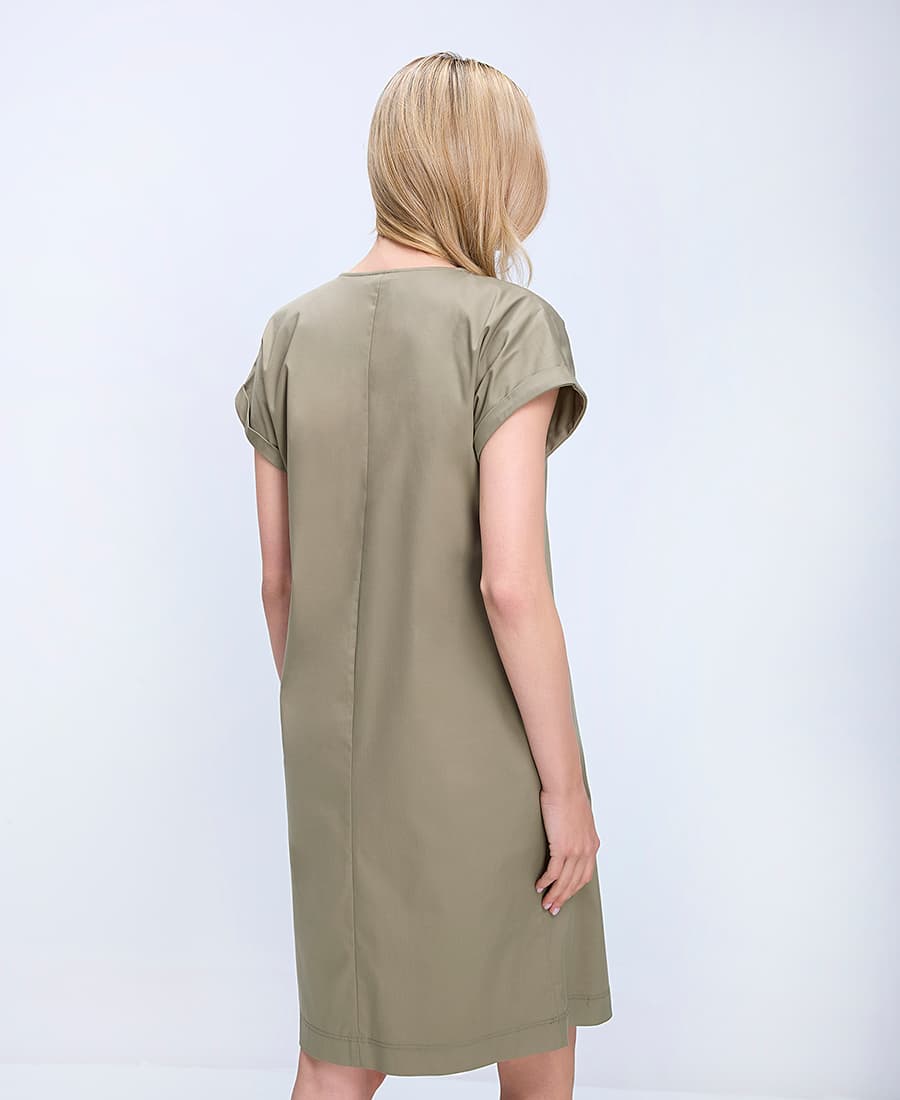 Women's Mini Dresses Diana D Khaki