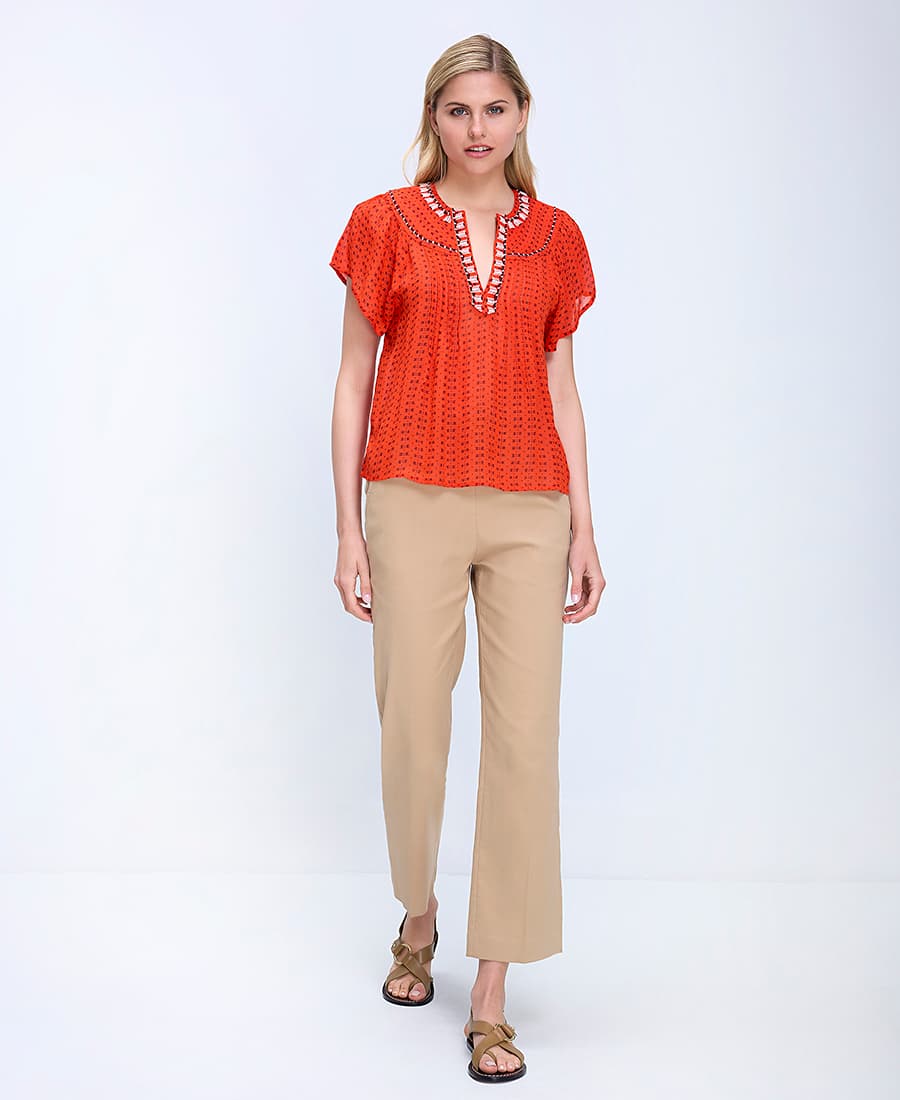 Women's Tops La Fee Maraboutee Coral