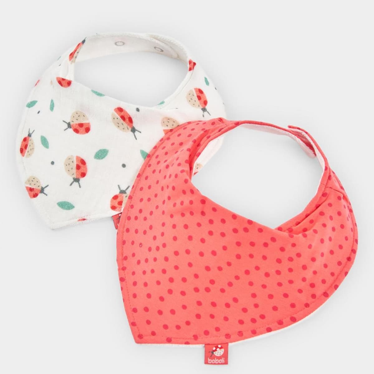 Σαλιάρες μπεμπέ 2 τεμ. κορίτσι Boboli-113049-9822-Coral