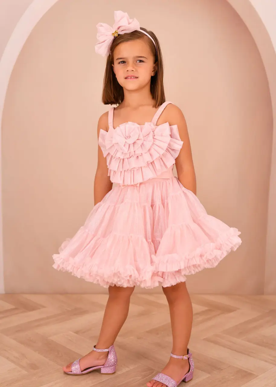 Φούστα tutu κορίτσι Angel's Face-Pixie Sparkle Tutu Skirt-Sweet Blush