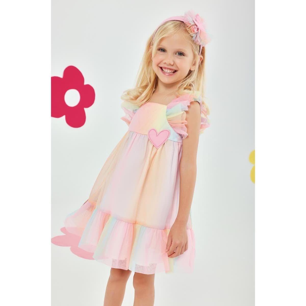 Φόρεμα τούλι κορίτσι Agatha Ruiz De La Prada-8210S26-Multicolor