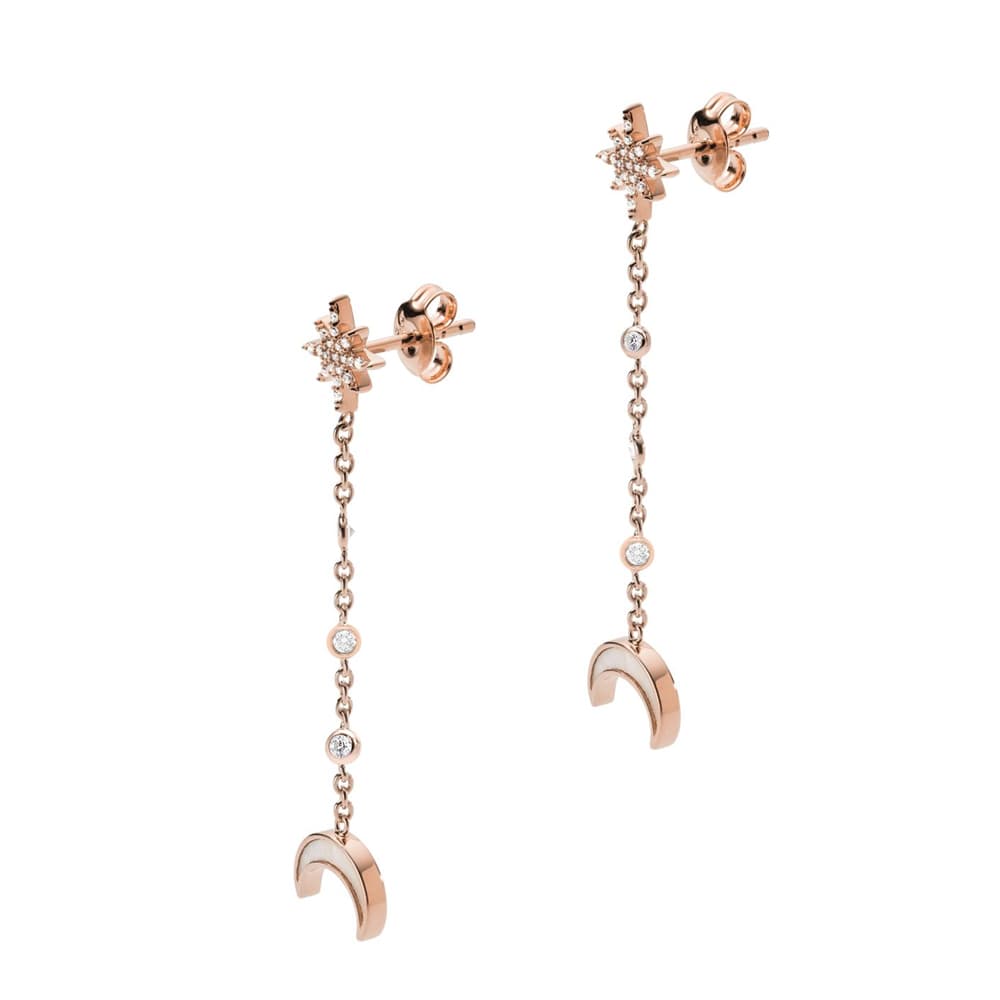 EMPORIO ARMANI Γυναικεία Σκουλαρίκια από Ροζ Επιχρυσωμένο Ασήμι EG3397221