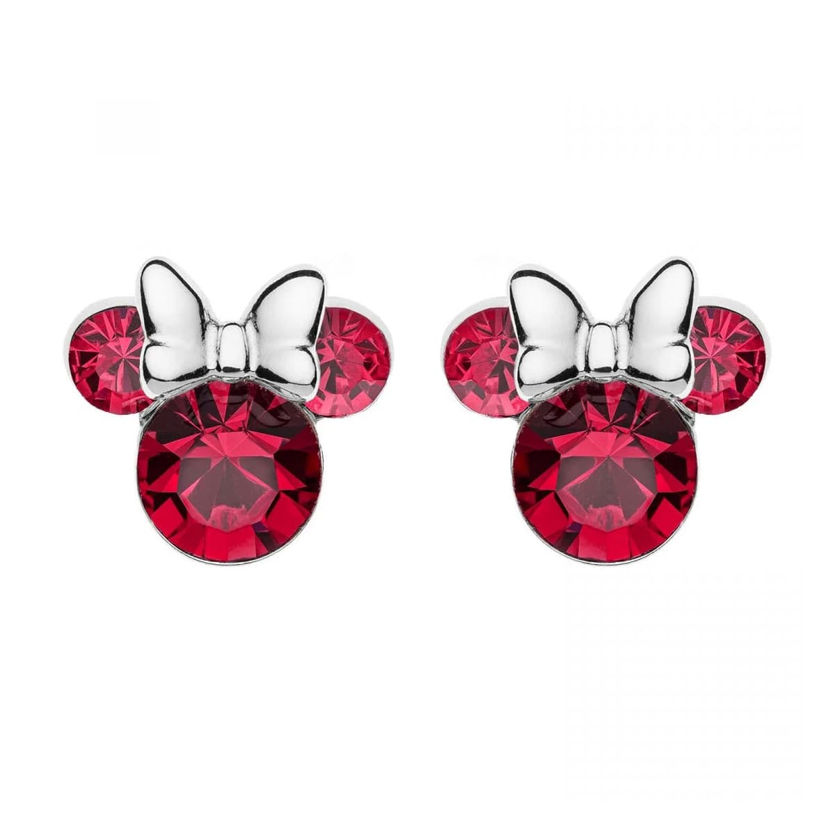 DISNEY Ασημένια Σκουλαρίκια Με τη Minnie Mouse ES00028SJUYL.CS