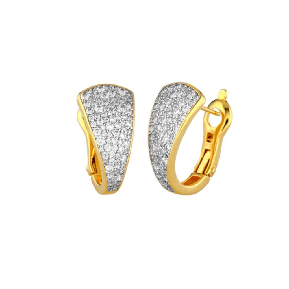 Marcello Pane Γυναικεία Σκουλαρίκια Κρίκοι Από Επιχρυσωμένο Ασήμι ORKB011