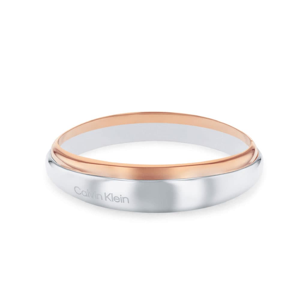 Calvin Klein Γυναικείο Βραχιόλι από Ανοξείδωτο Ατσάλι με Ροζ Επίχρυση Λεπτομέρεια 35000612