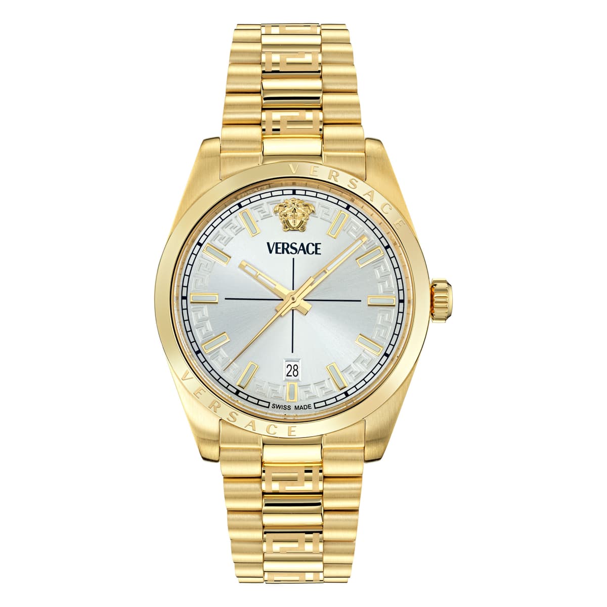 VERSACE MILLENYIUM Gent Gold Stainless Steel Bracelet VE0G00625