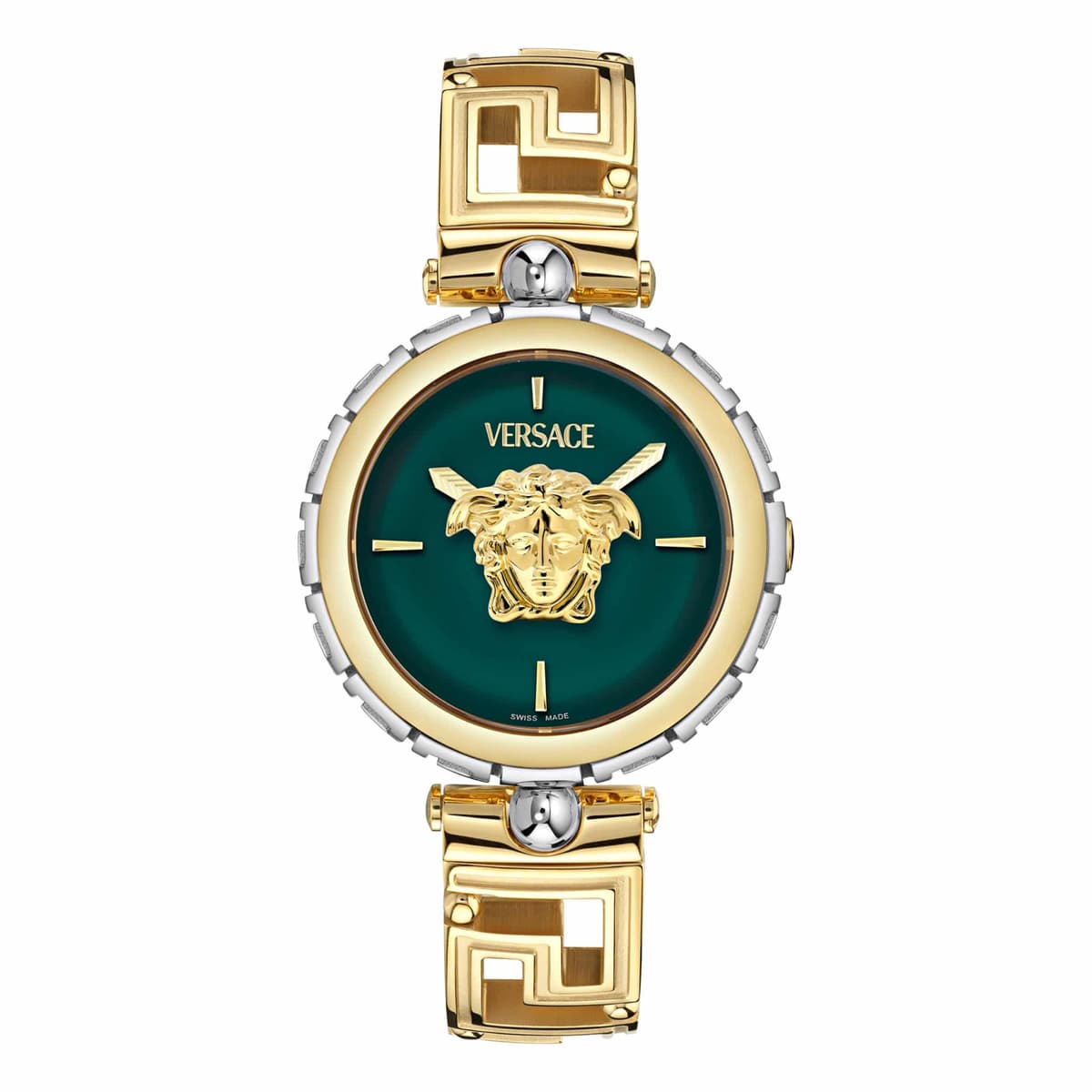 VERSACE MEDUSA JEWEL Two Tone Stainless Steel Bracelet VE0B00325