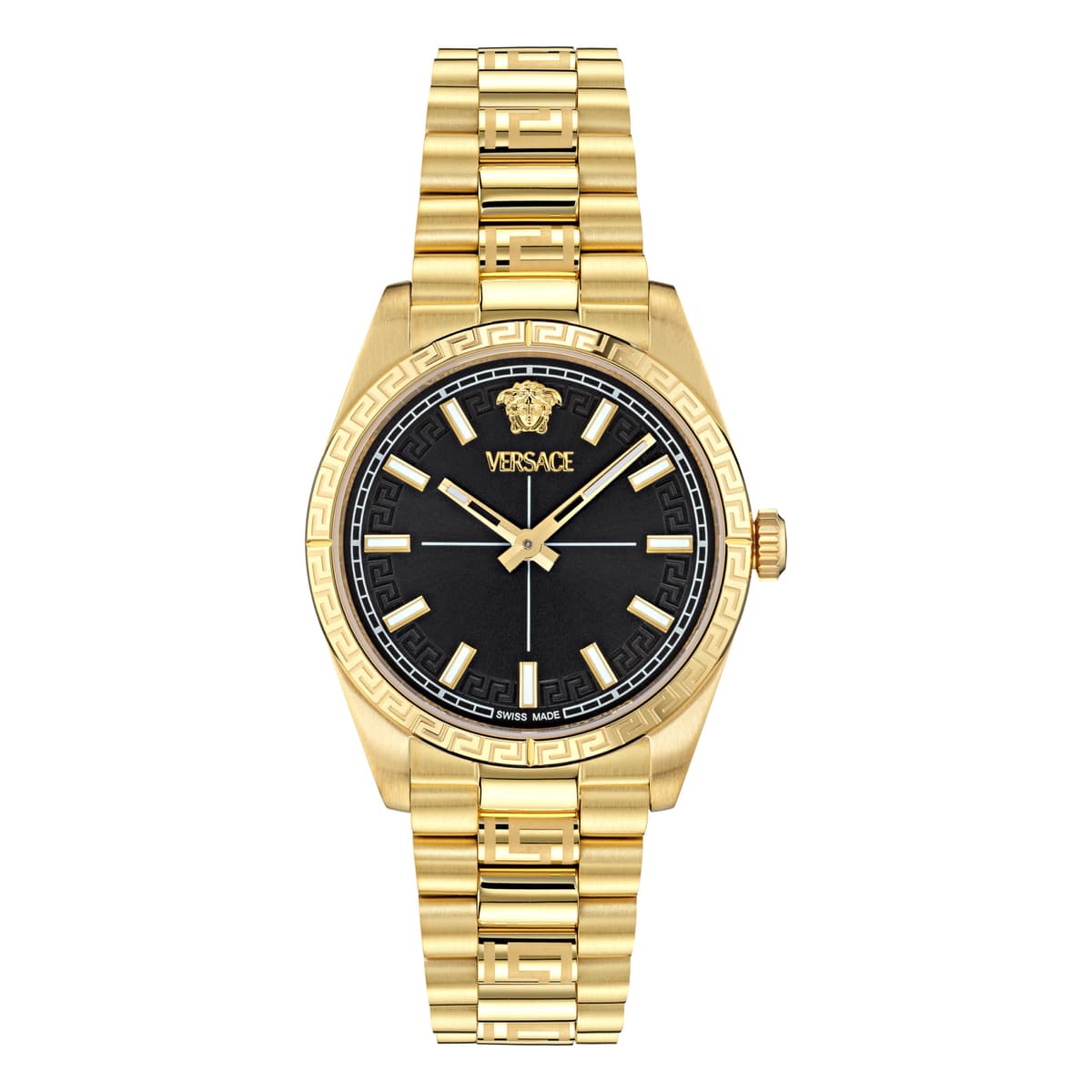 VERSACE MILLENYIUM LADY Gold Stainless Steel Bracelet VE0E00625
