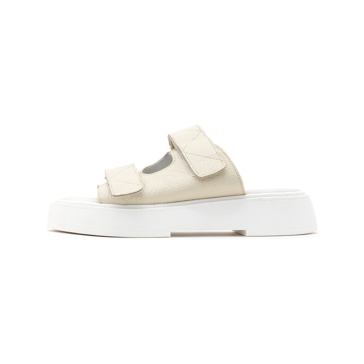 Σανδάλια με πλατφόρμα Bacali Collection LEATHER SANDALS WOMEN