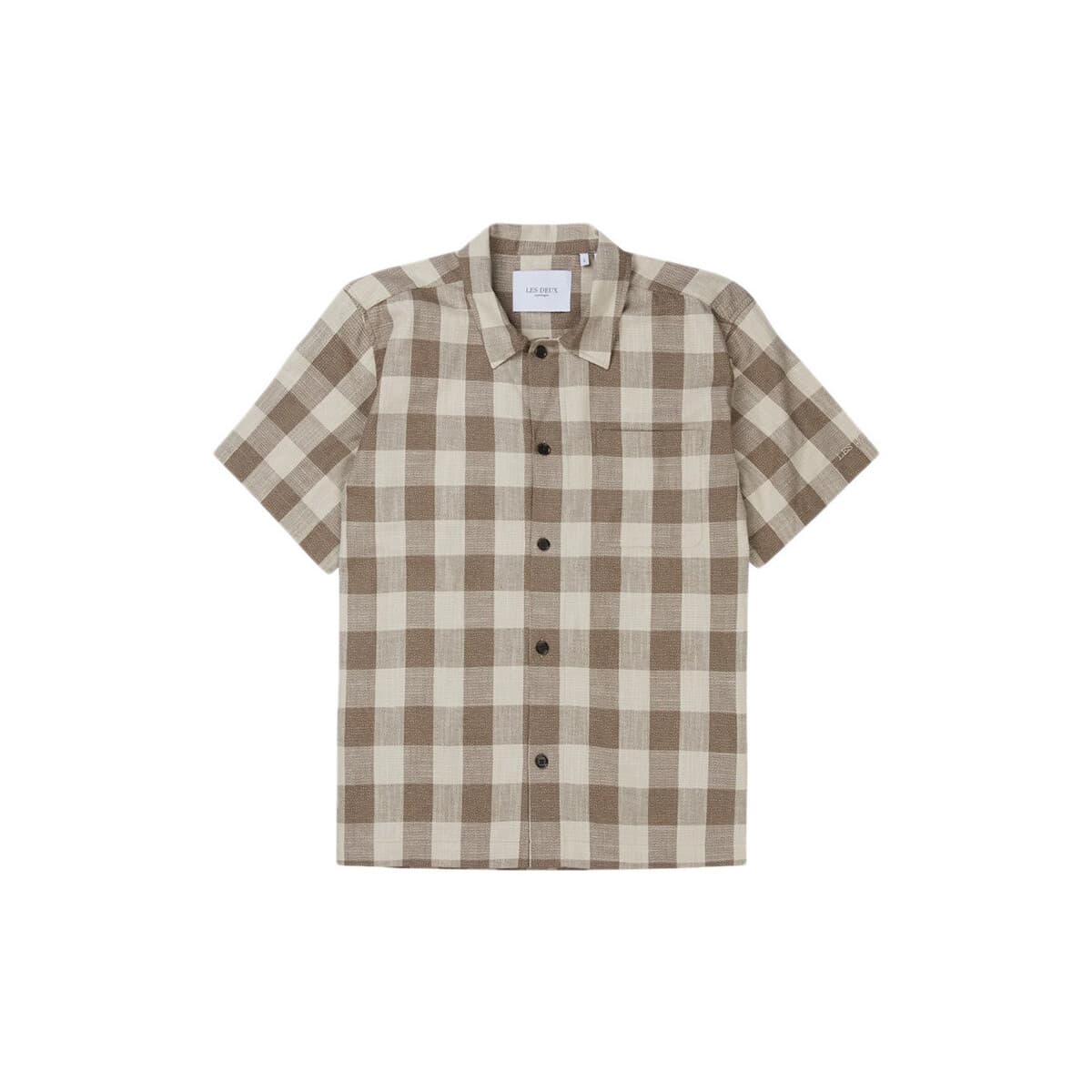Πουκάμισο με μακριά μανίκια Les Deux HANK BUFFALO SHORTSLEEVE SHIRT MEN