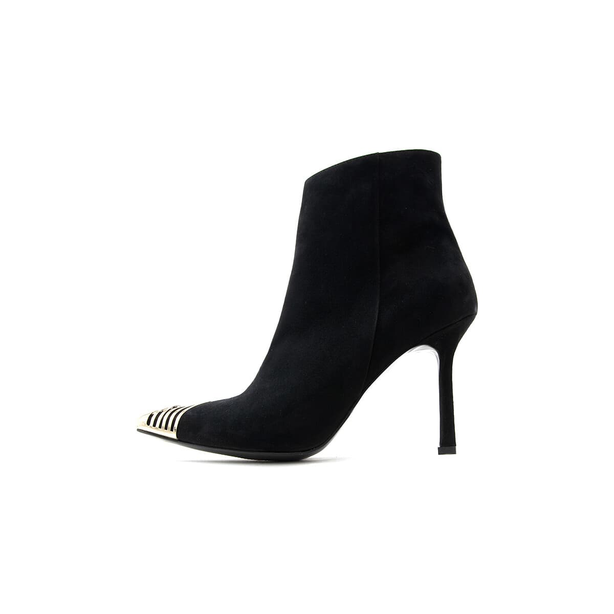 Μποτάκια/Low boots Once SUEDE LEATHER HIGH HEEL BOOTS WOMEN