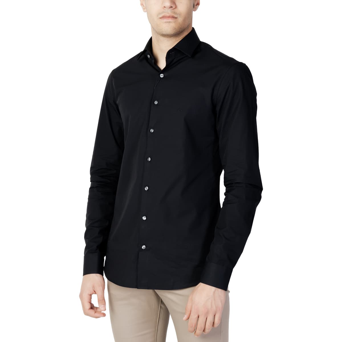 Πουκάμισο με μακριά μανίκια Calvin Klein Jeans POPLIN STRETCH SLIM SHIRT K10K103025
