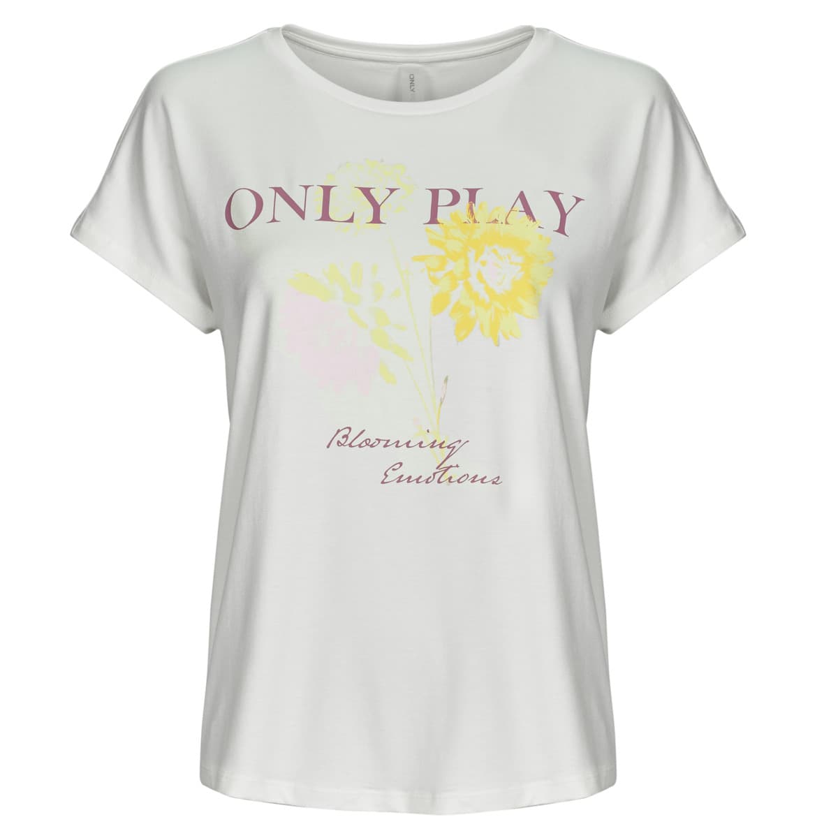 T-shirt με κοντά μανίκια Only Play ONPAUB-BLUR ON SS BAT LOOSE