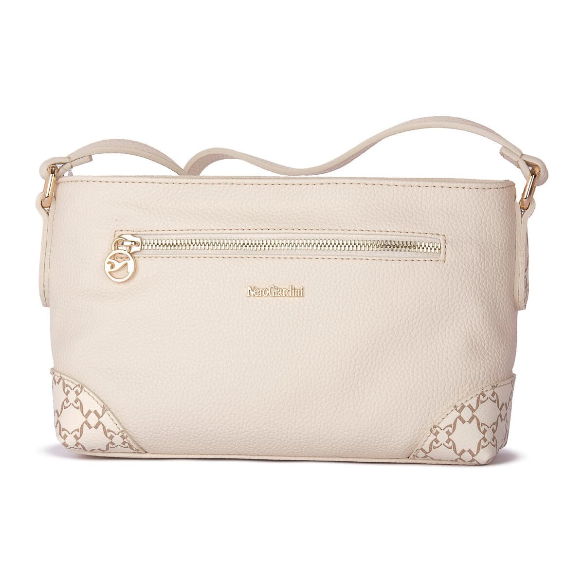 Τσάντα NeroGiardini NERO GIARDINI 432 GORGONA BEIGEW