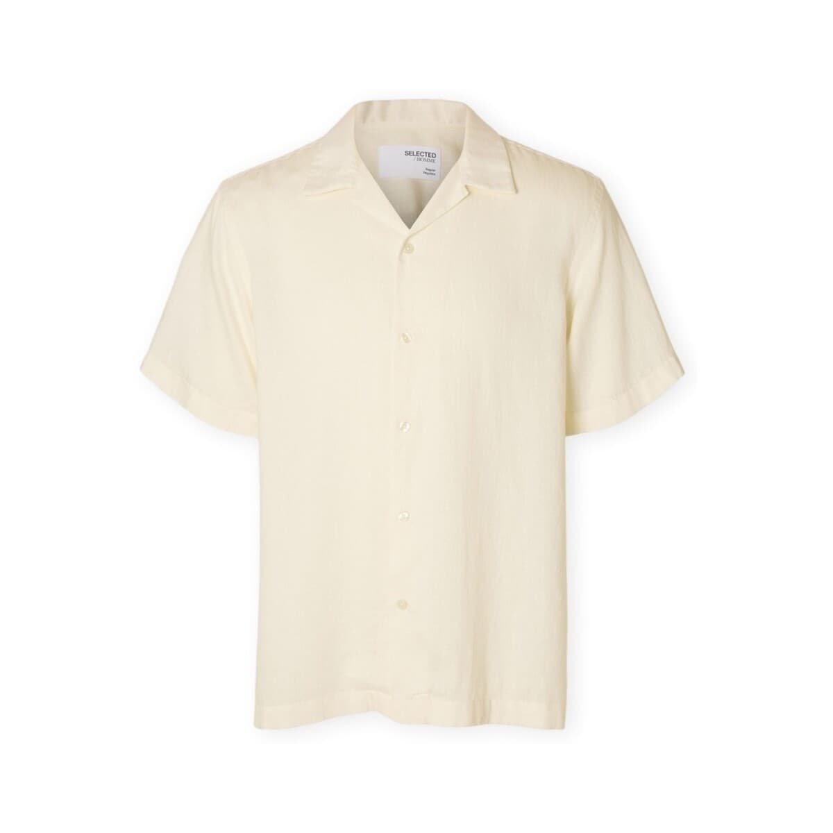 Πουκάμισο με μακριά μανίκια Selected Noos Regnoa Shirt - Egret