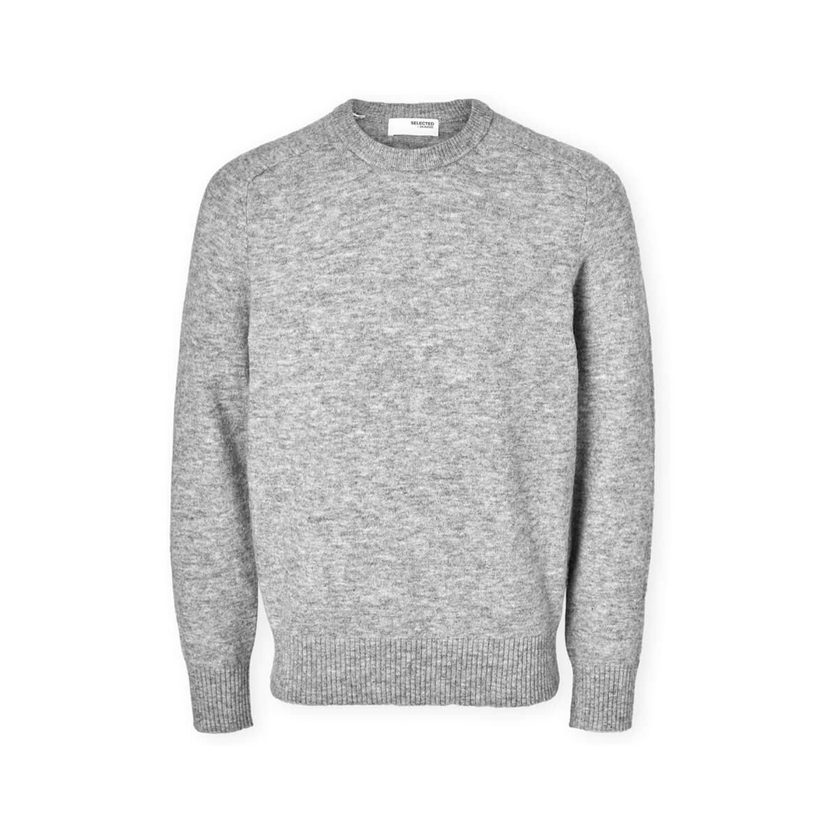 Πουλόβερ Selected Noos Rai Knit - Light Grey Melange