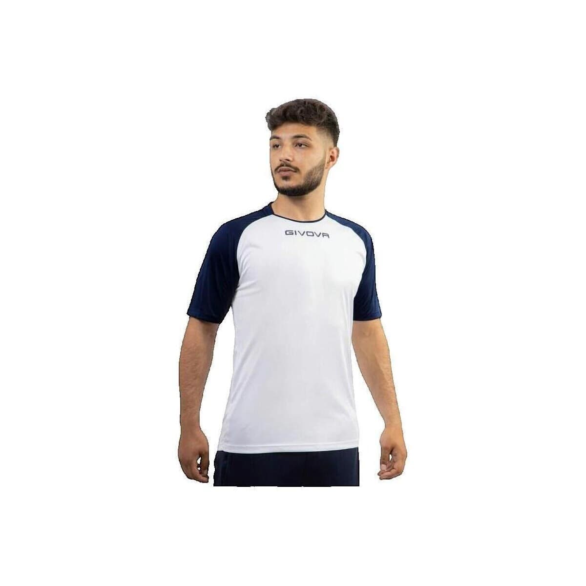 T-shirt με κοντά μανίκια Givova T-shirt Capo blanc à manches courtes
