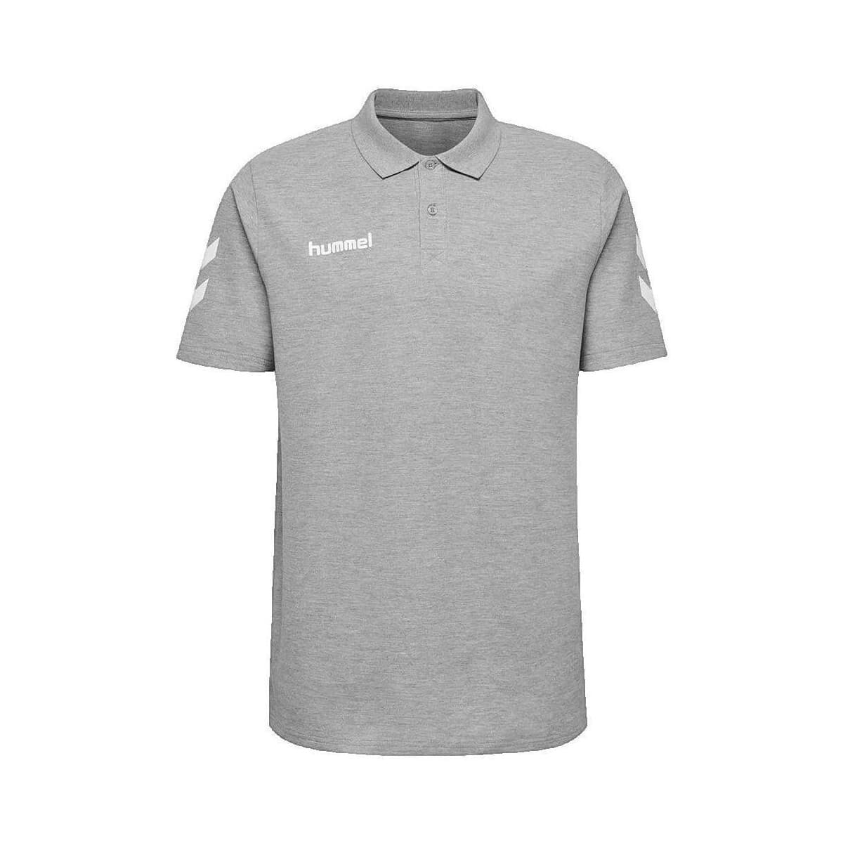 Πόλο με κοντά μανίκια hummel Polo HMLGO Cotton manches courtes gris