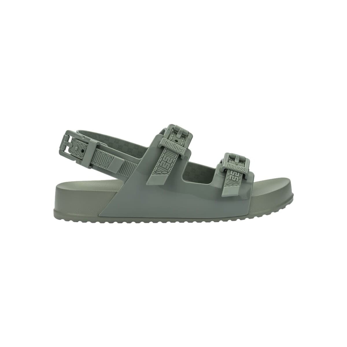 Σανδάλια χωρίς τακούνι Melissa Cross M Lover Platform - Green/Beige