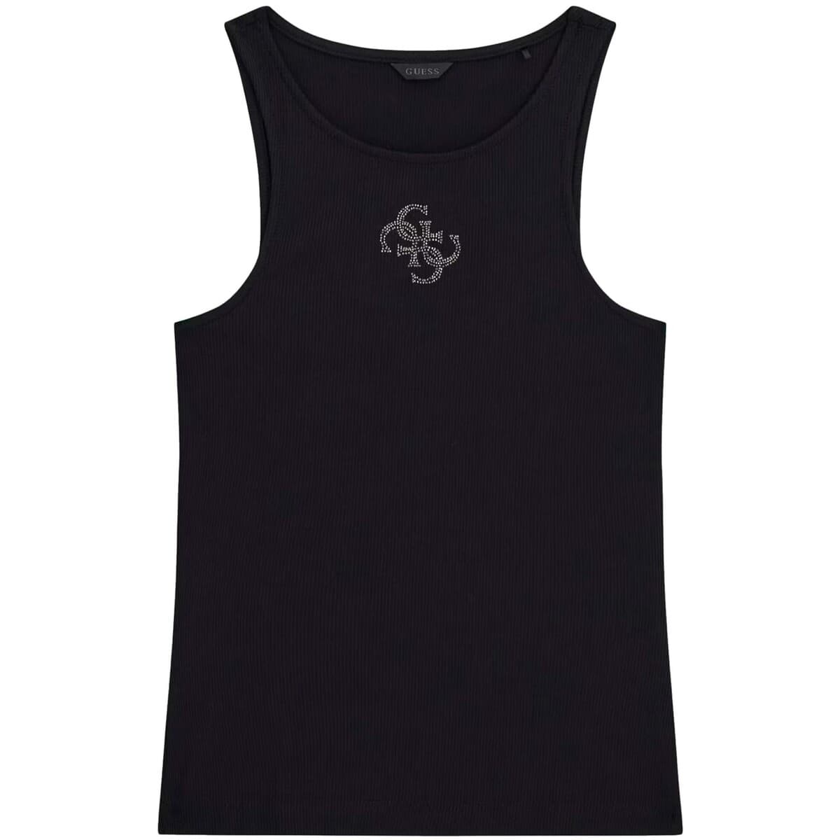 Αμάνικα/T-shirts χωρίς μανίκια Guess Sl Round Nk Guendalina Top