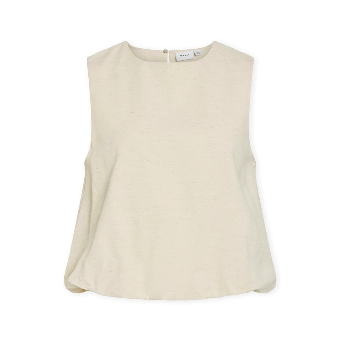 Μπλούζα Vila Top Prisilla Balloon - Super Light Natural Melange