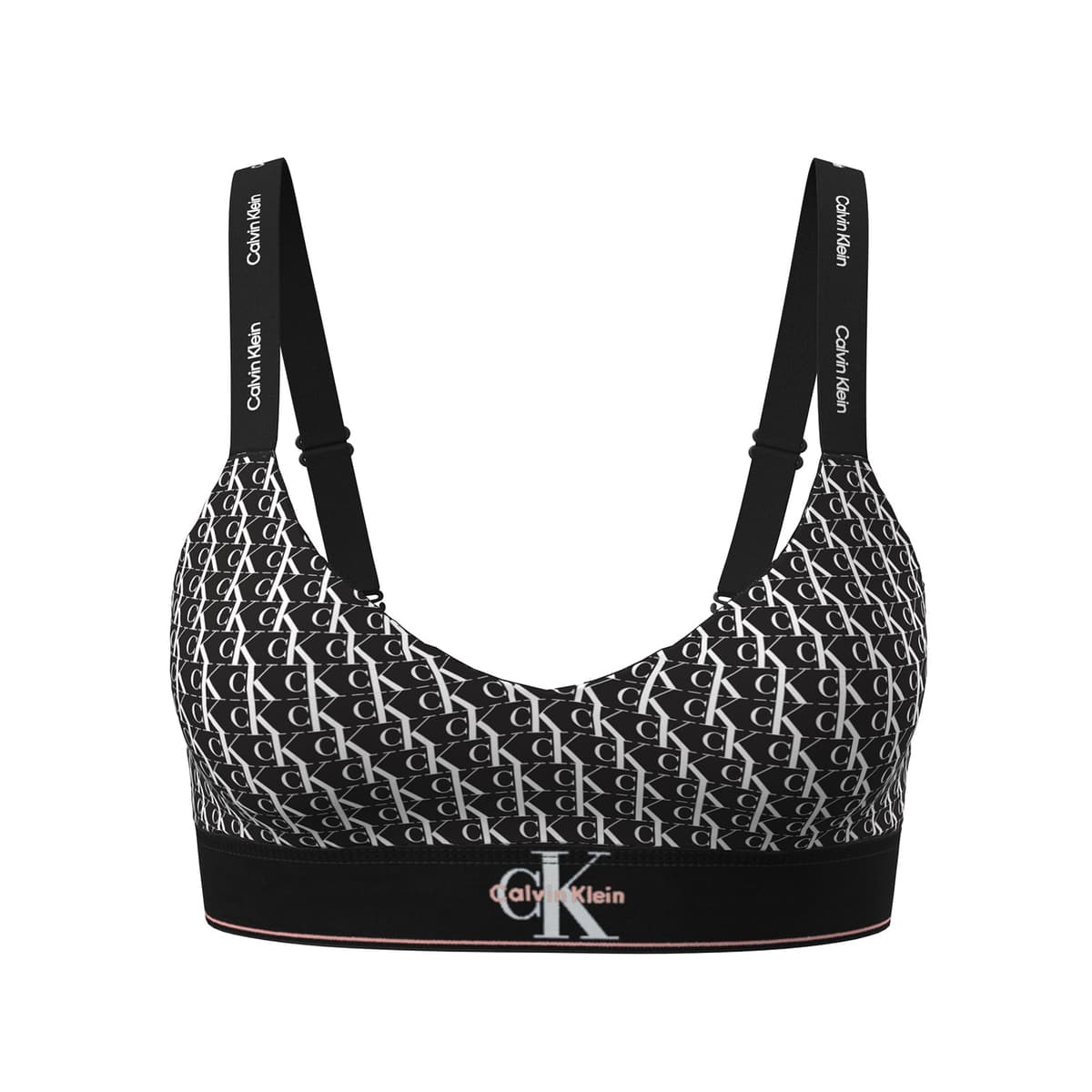 Bralette με ελαφριά επένδυση - Graphic Monogram Microfibre Stretch