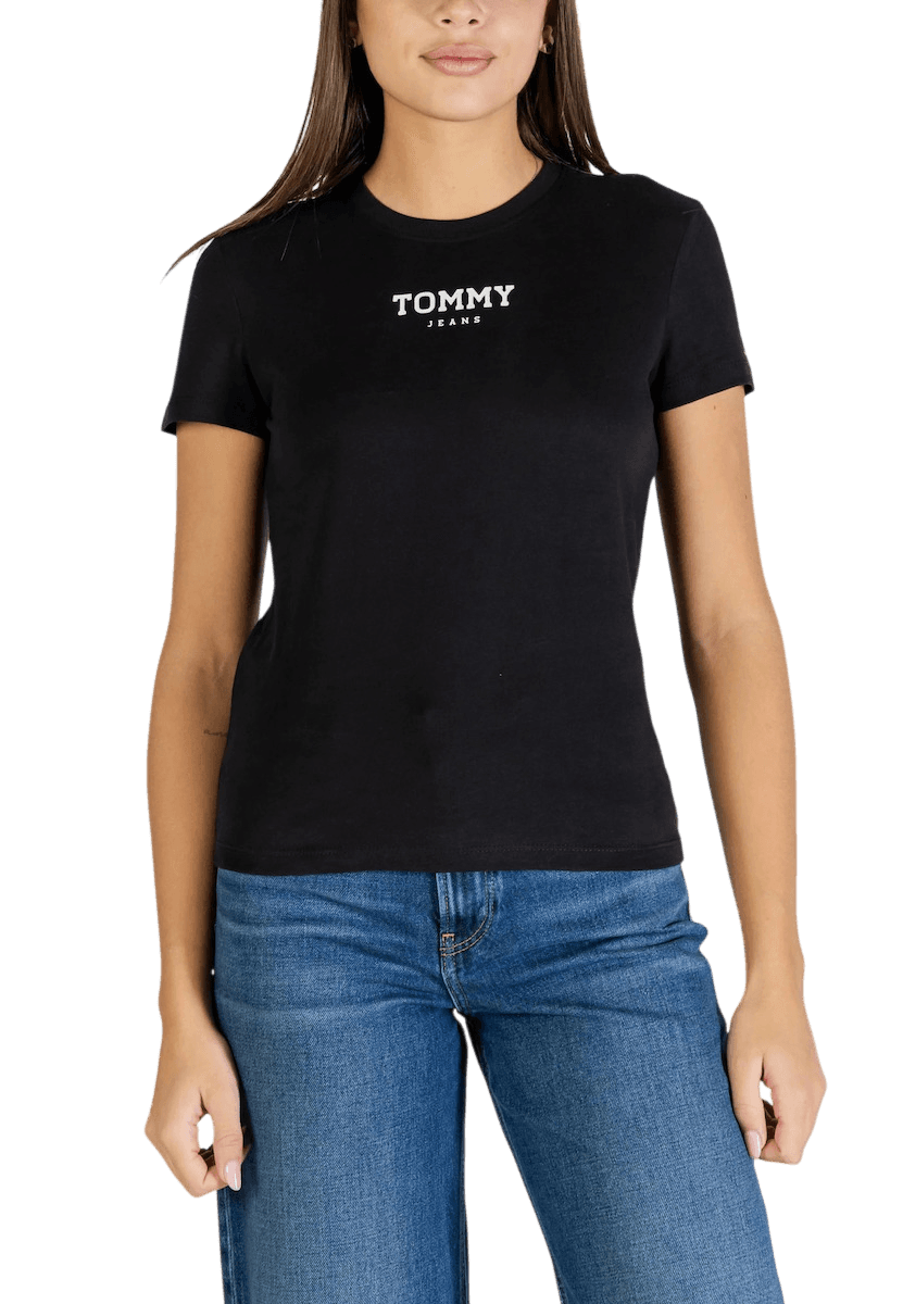 Γυναικείο T-shirt Μαύρο Tommy Jeans DW0DW21842-BDS