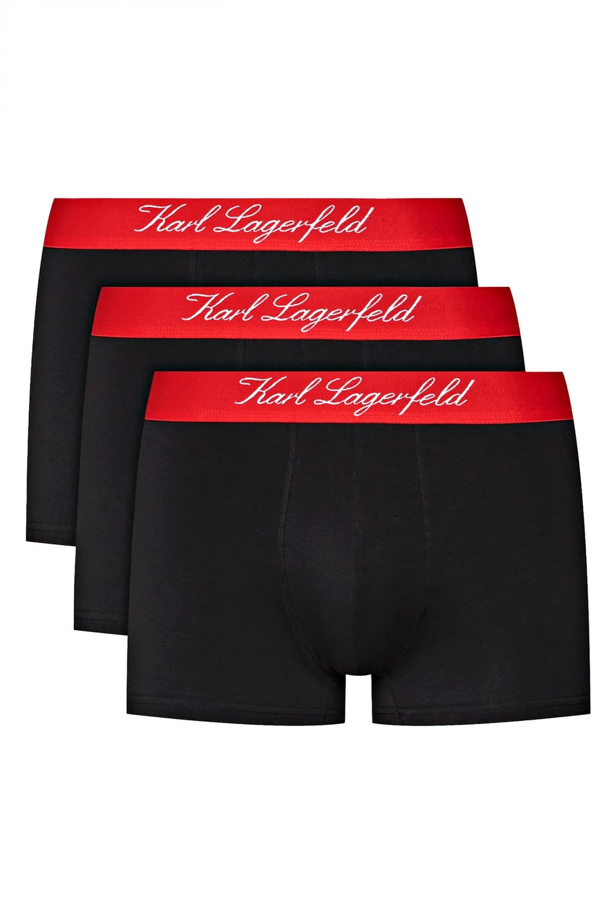 KARL LAGERFELD ΕΣΩΡΟΥΧΑ 3PACK TRUNK HOTEL KARL RED LOGO ΜΑΥΡΟ
