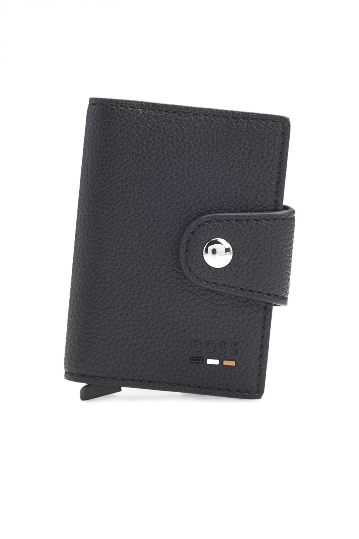 BOSS ΘΗΚΗ ΚΑΡΤΩΝ SMALL LEATHER GIFT SETS ΜΑΥΡΟ