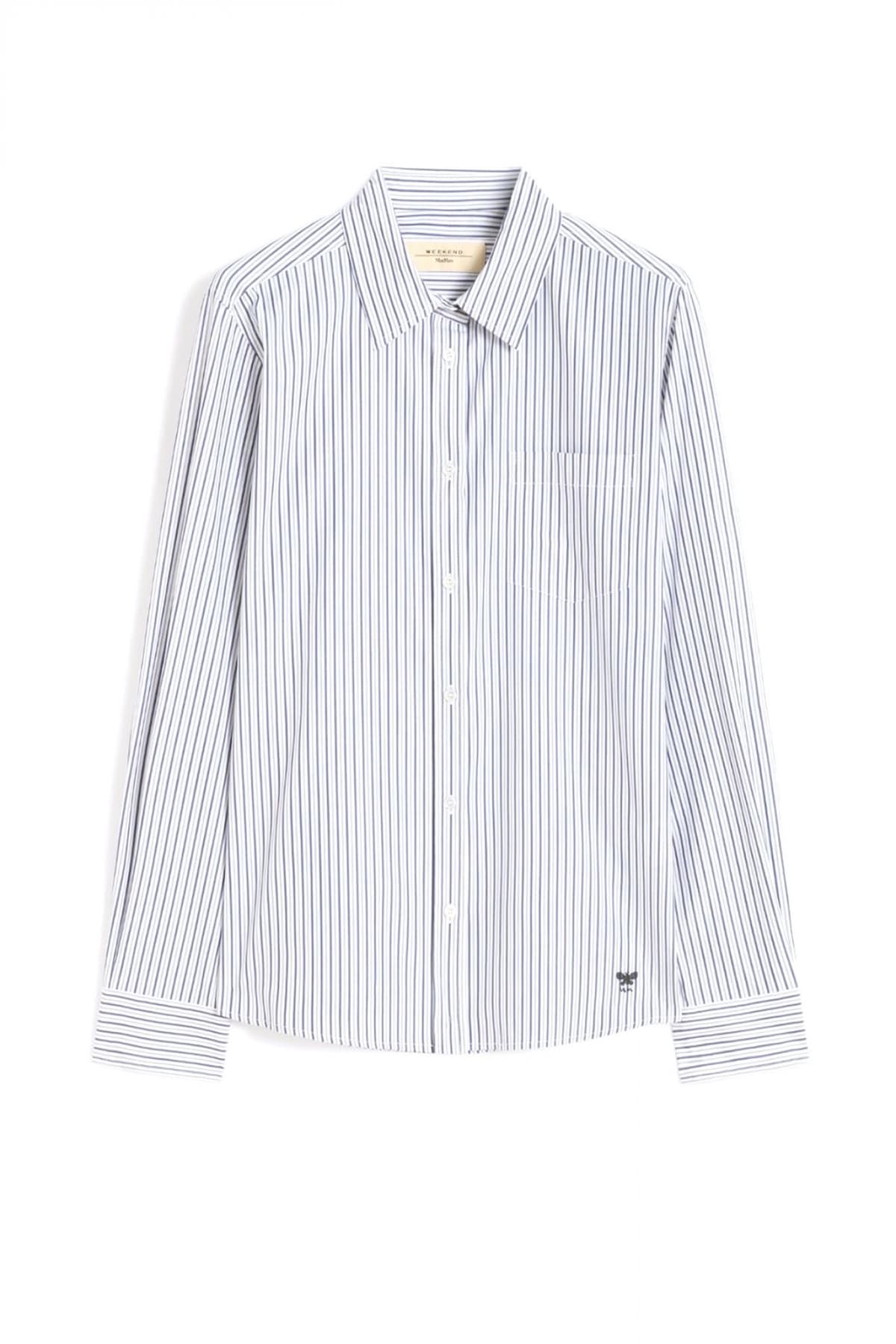 MAX MARA WEEKEND ΠΟΥΚΑΜΙΣΟ WKDBAHAMAS ΡΙΓΕ ΤΣΕΠΗ ΛΕΥΚΟ-ΜΠΛΕ