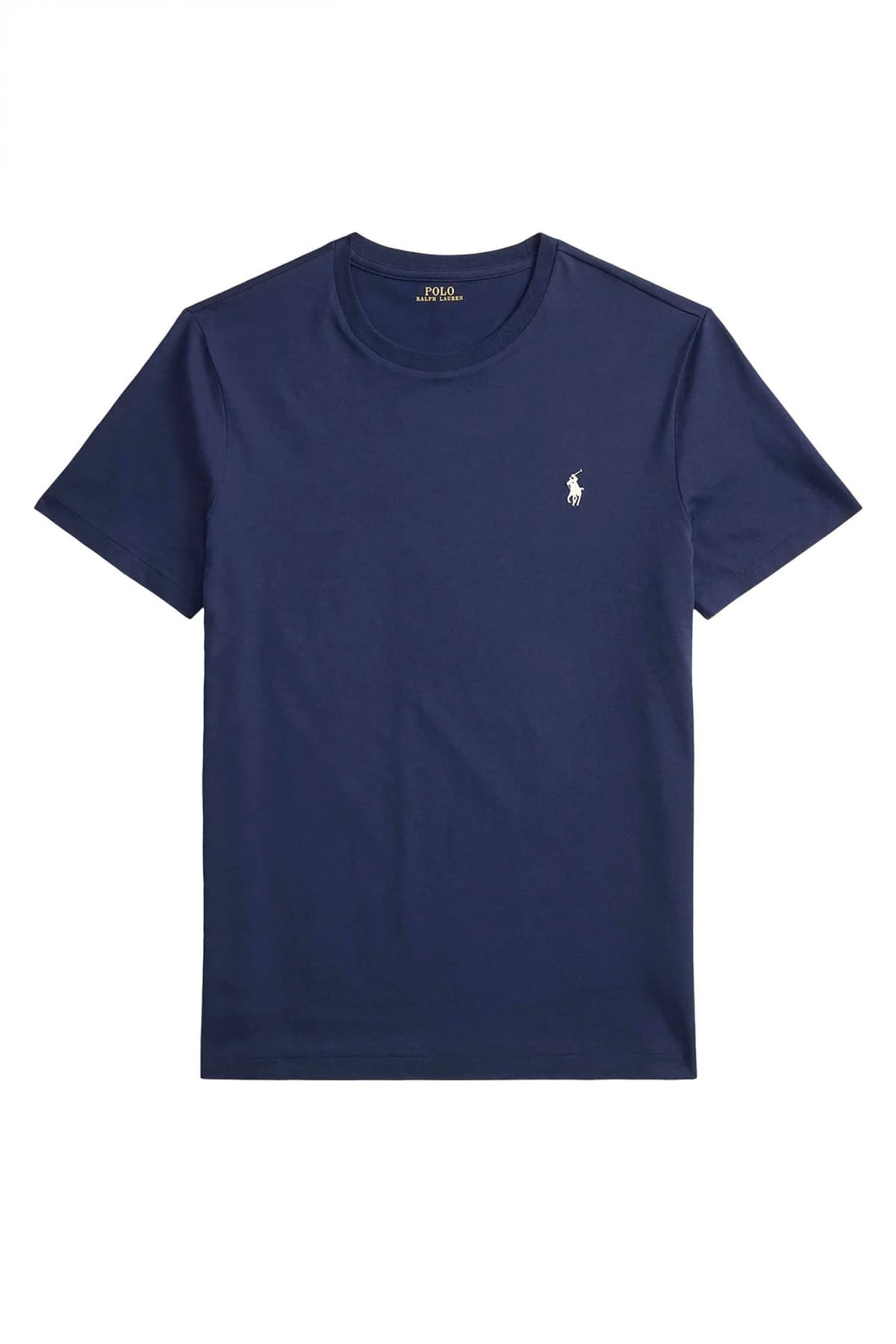 RALPH LAUREN T-SHIRT CUSTOM SLIM FIT LOGO ΜΠΛΕ