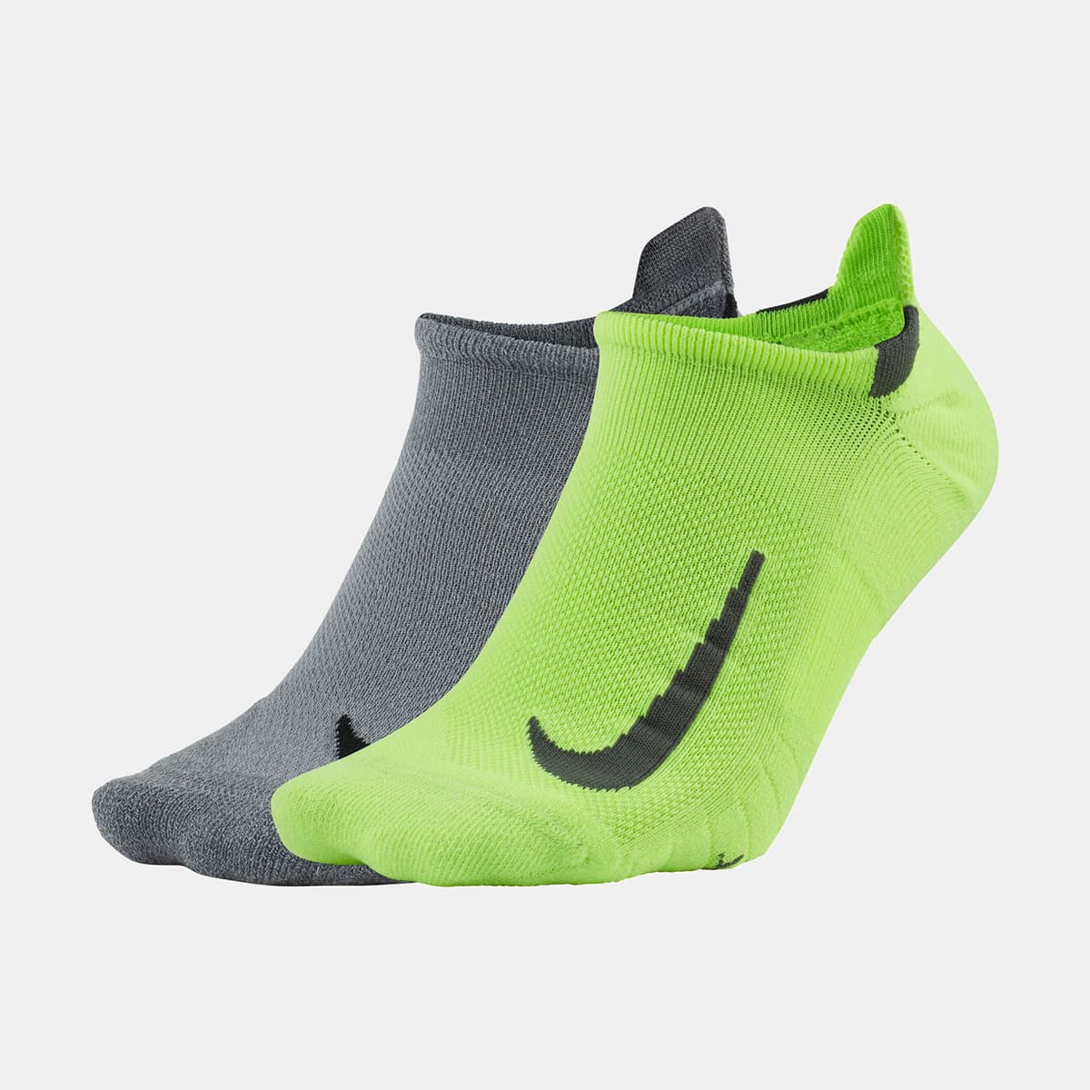 Nike Multiplier Running Socks 2Pairs Πολυχρωμο