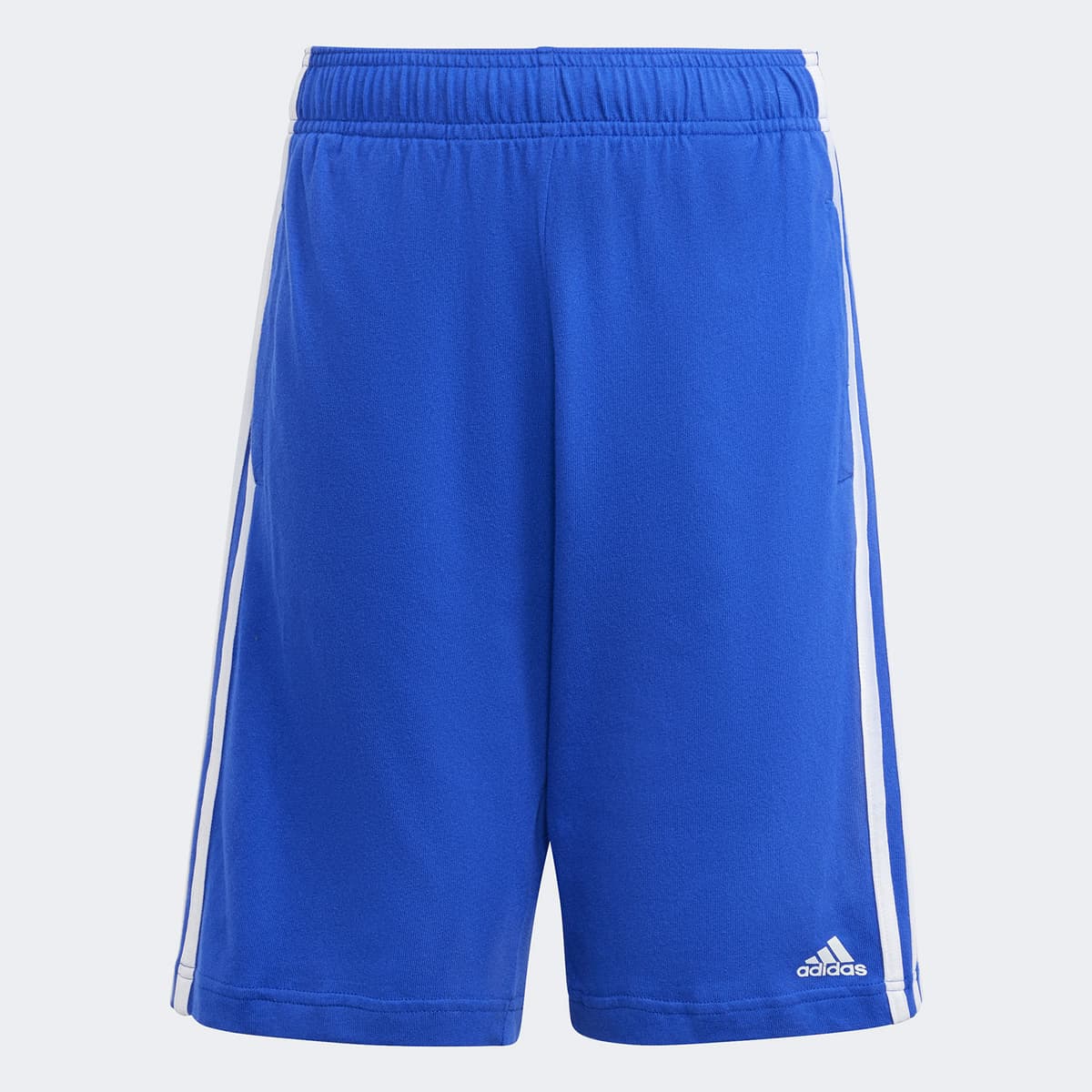 Adidas Essentials 3-Stripes Knit Shorts Μπλε