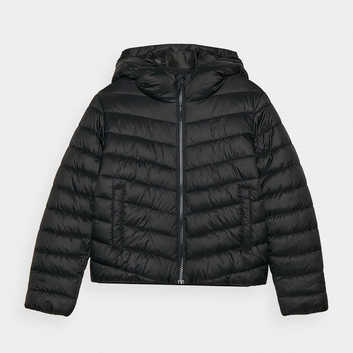 4F Boy'S Synthetic-Fill Down Jacket Μαυρο