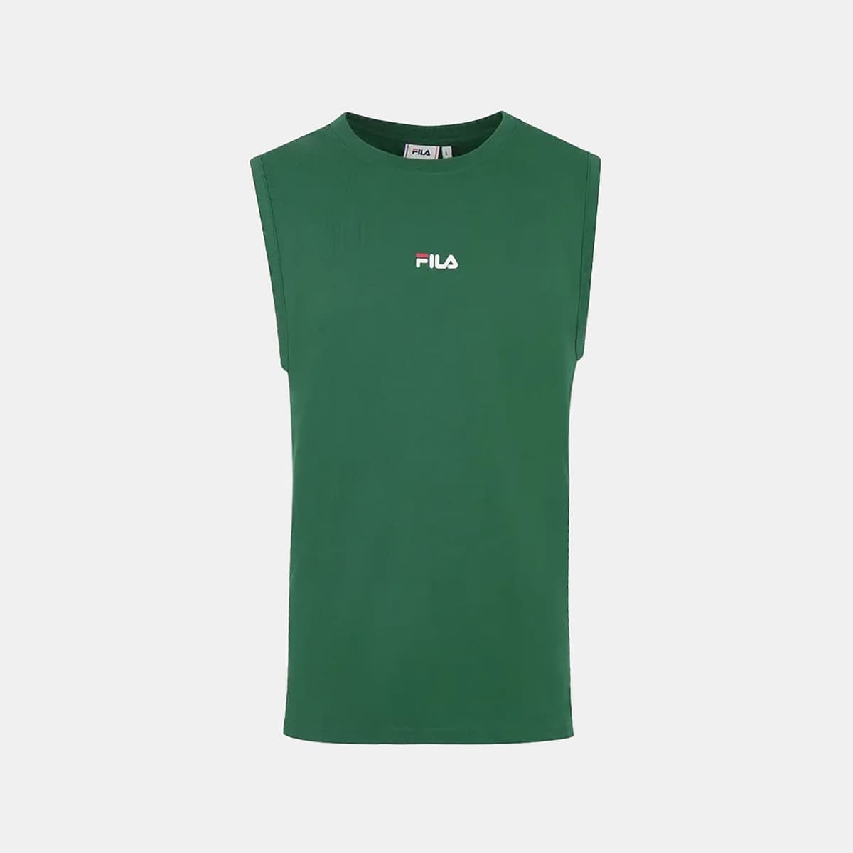 Fila Ανδρική Αμάνικη Πράσινη Μπλούζα Cotton