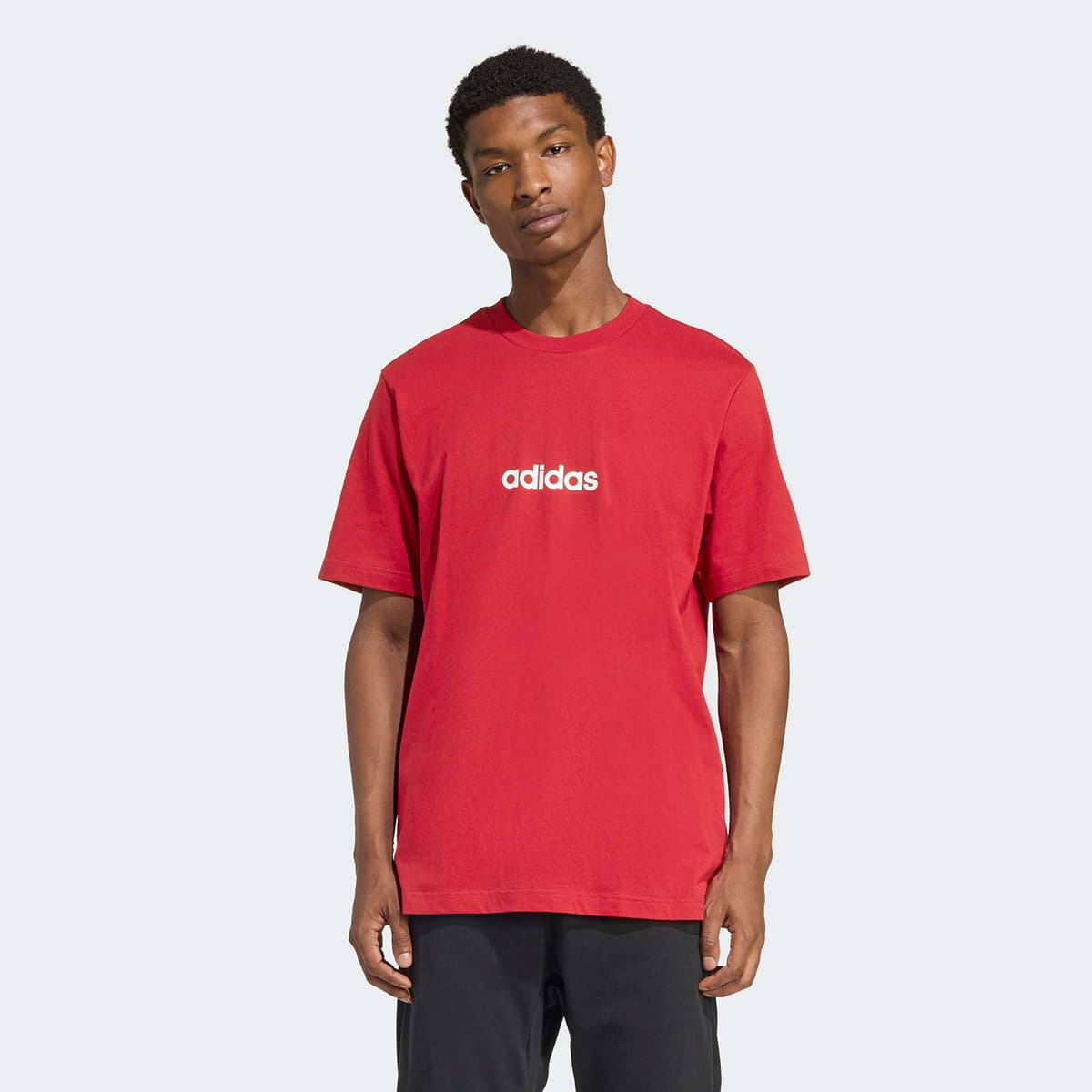 adidas Essentials Κόκκινο Ανδρικό T-Shirt