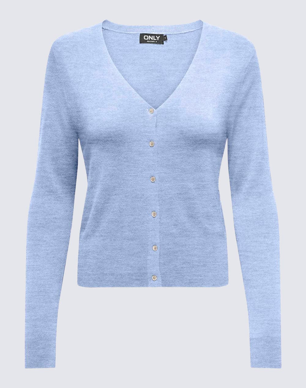 ONLY ONLVENICE LIFE LS VNECK CARDI KNT NOOS 15333985-Kentucky BlueMELANGE Ciel