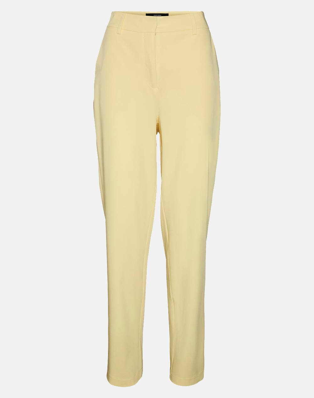 VERO MODA VMZELDA HW STRAIGHT PANT NOOS 10261257-Lemon Meringue LightYellow