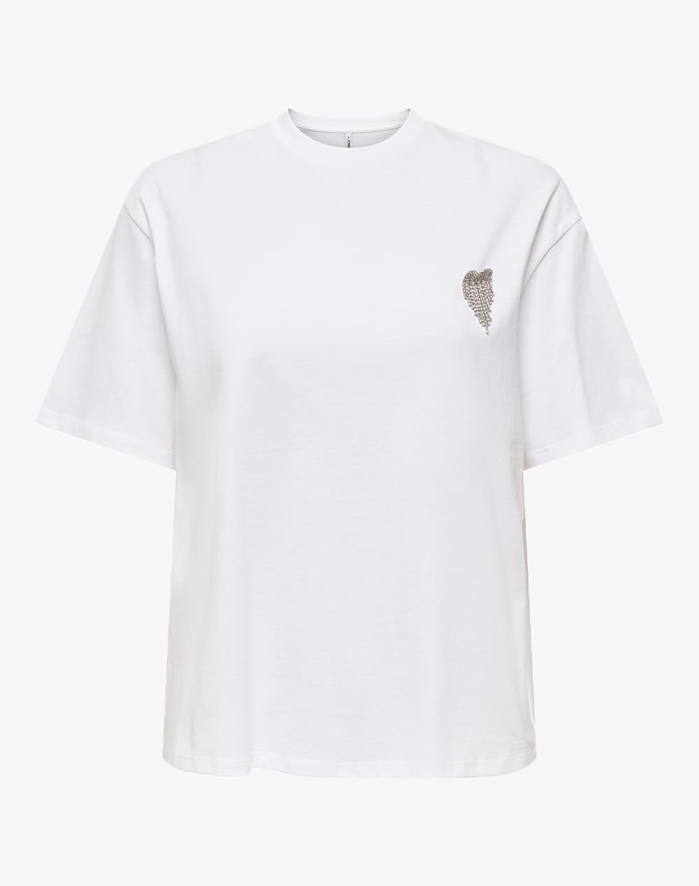 ONLY ONLVITA S/S TEE BOX JRS 15343769-Bright WhiteTasselstoneheartchest White