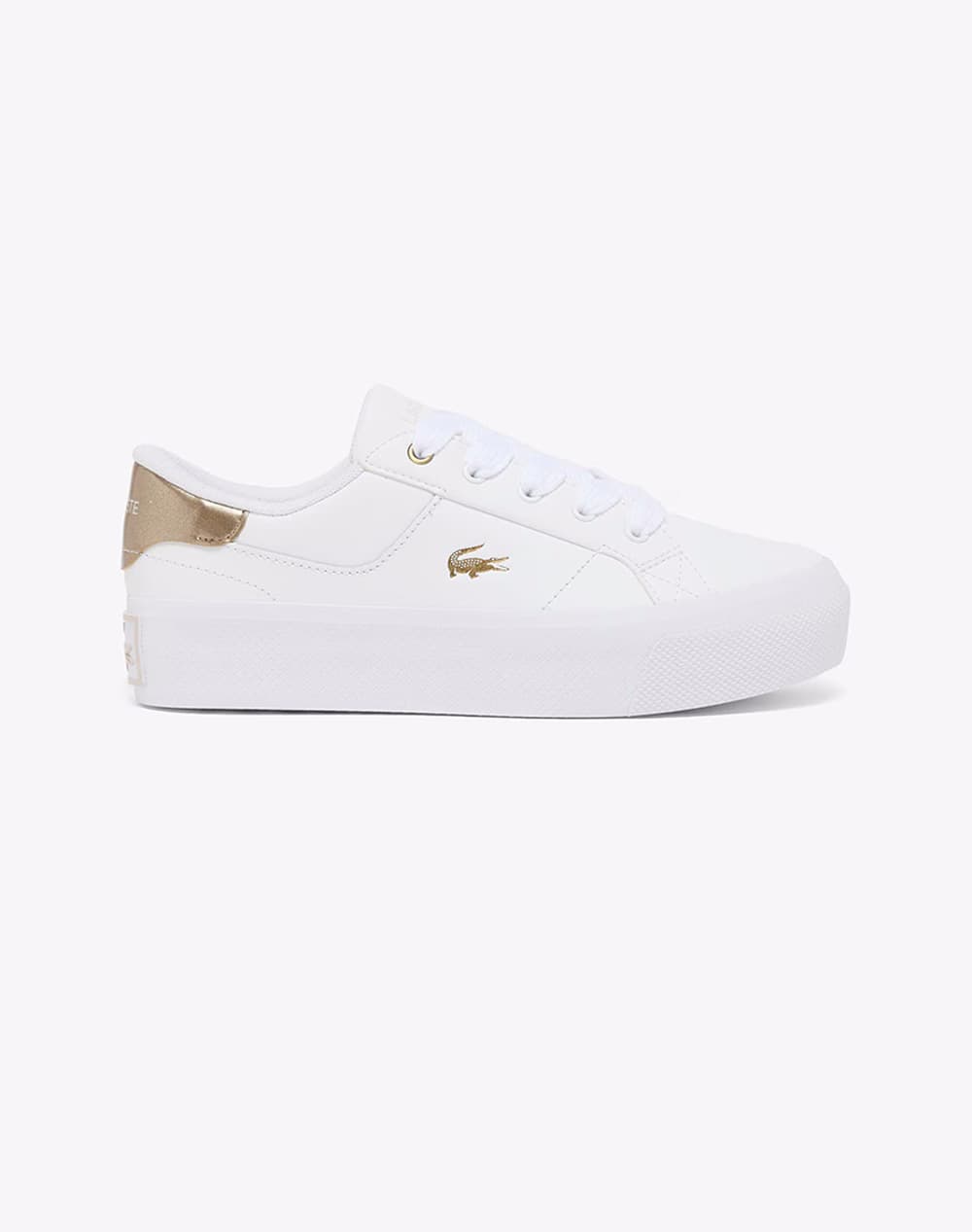 LACOSTE ΥΠΟΔΗΜΑ ΓΥΝΑΙΚΕΙΟ ZIANE PLATFORM 126 1 ZIANE PLATFORM 126 1 CFA 37-51CFA0020ALM-0000 White