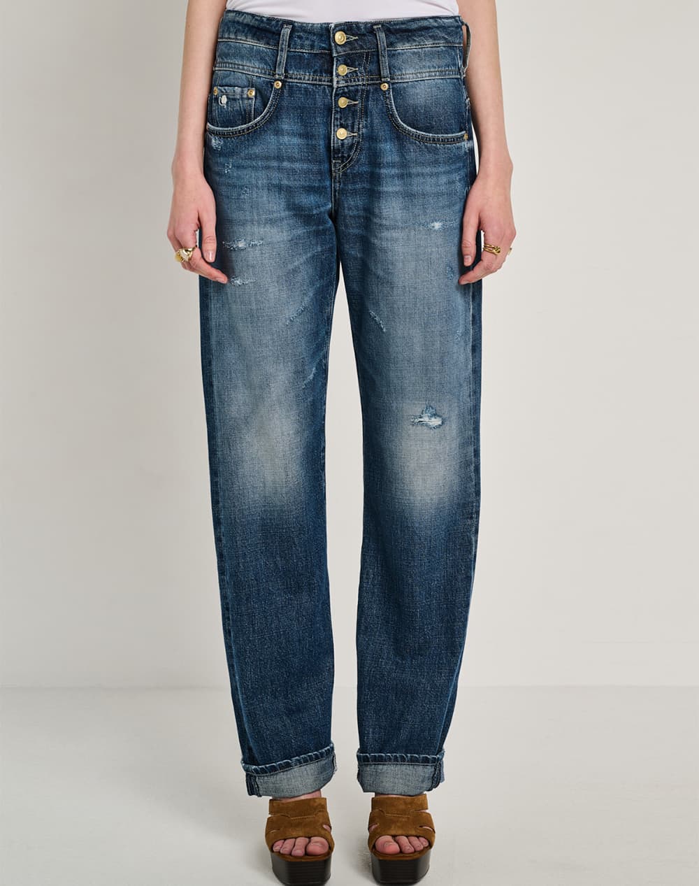 STAFF Irene Hero 2 Wmn Pant Cropped 100%Co 5-913.060.S2.055-.00 DenimBlue