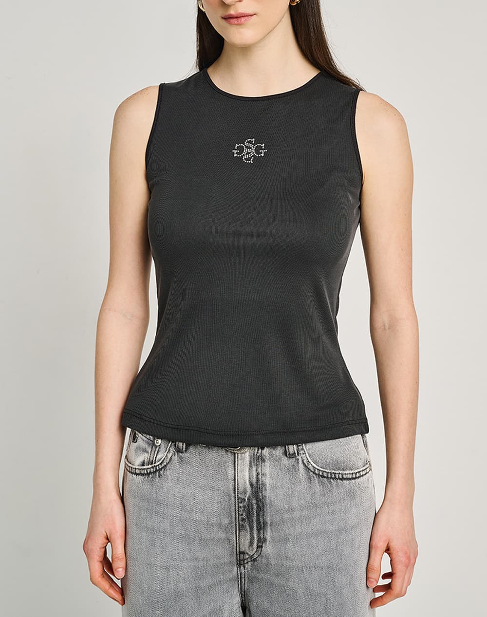 STAFF Pansy Sleeveless Top Lenzing Modal 63-403.055-Ν0090 Black