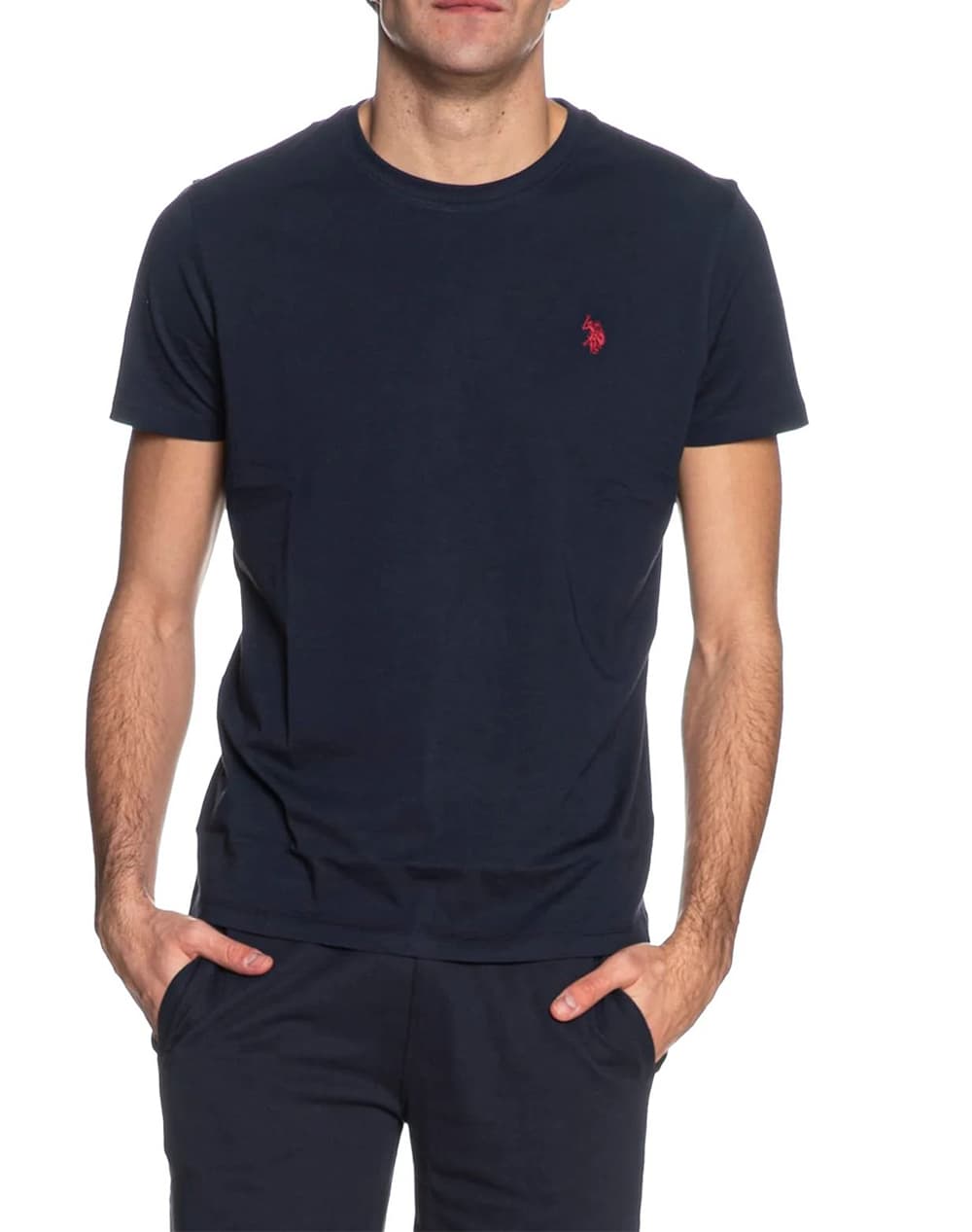 US POLO ASSN MICK 000148 EH33 PACK OF 400 BASIC T-SHIRT SS ΜΠΛΟΥΖΑ ΑΝΔΡΙΚΟ US43154015P400-177 DarkBlue