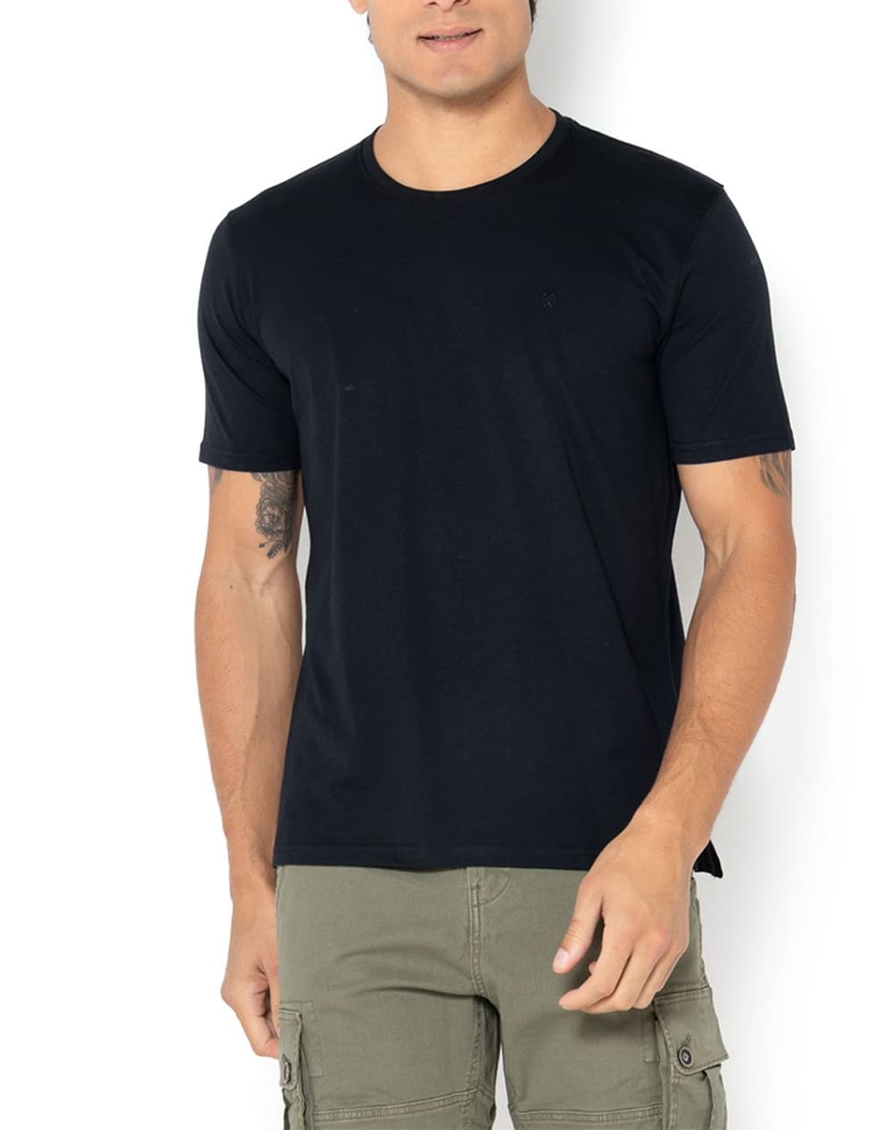 THE BOSTONIANS ΜΠΛΟΥΖΑ ESSENTIAL T-SHIRT REGULAR FIT 3TS1241N-BLACK Black